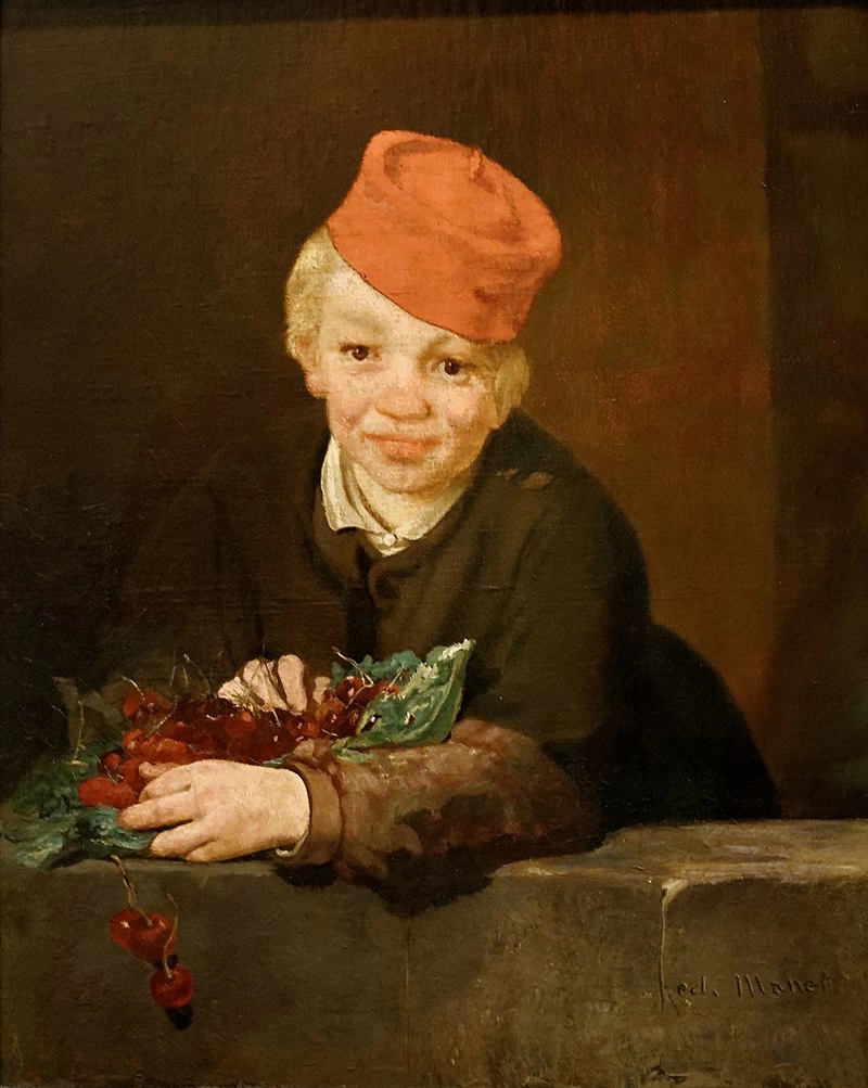   264-Édouard Manet, Ragazzo con le ciliegie, 1858-59